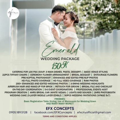 2023 Emerald All-in Wedding Package 2023 Emerald All-in Wedding Package