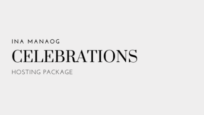 Celebrations Hosting Package Celebrations Hosting Package