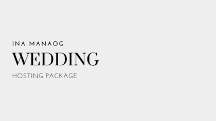 Wedding Hosting Package Wedding Hosting Package