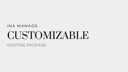 Customizable Hosting Package Customizable Hosting Package