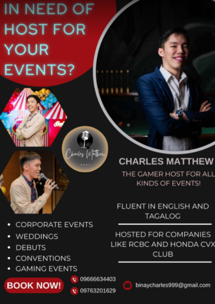 Host Charles Matthew... Host / Emcee for all Occasions Host Charles Matthew... Host / Emcee for all Occasions