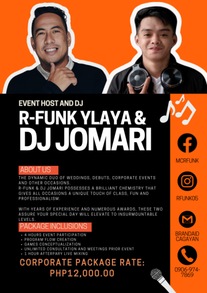 Emcee and Dj Package - Corporate Events Emcee and Dj Package - Corporate Events