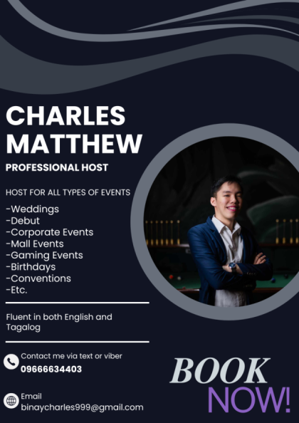 Professional Host for all events Professional Host for all events