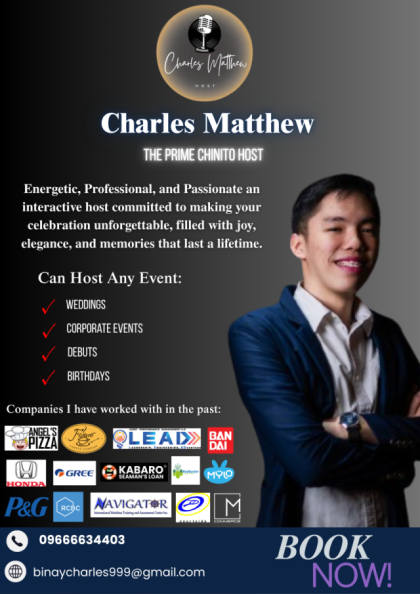 Host Charles Matthew (Professional Corporate Event Host) Host Charles Matthew (Professional Corporate Event Host)