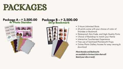 Interactive Photobooth - Package A (4r Photo Standee) Interactive Photobooth - Package A (4r Photo Standee)