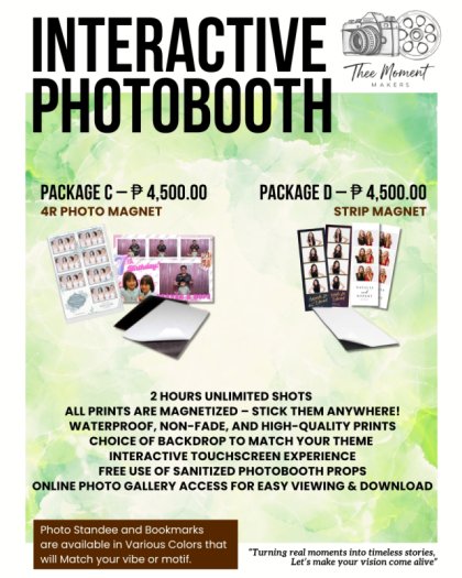 Interactive Photobooth - Package D (Strip Magnet)