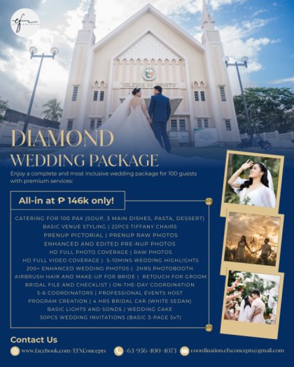 2026 Diamond All-in Wedding Package