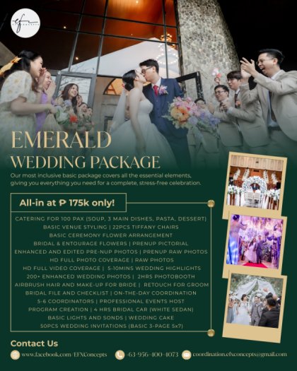 2026 Emerald All-in Wedding Package