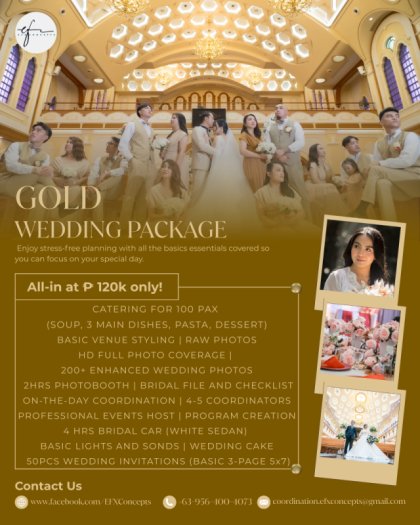 2023 Gold All-in Wedding Package