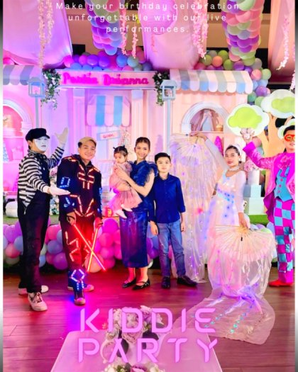 kiddie party led performers