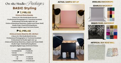 On-Site Studio (Basic Styling)